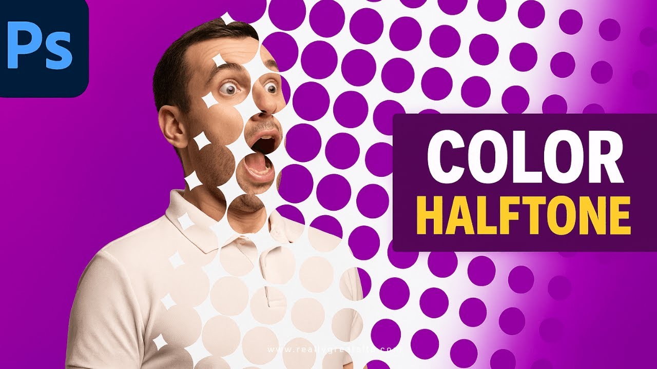How I Made This Creative Color Halftone Effect in Photoshop