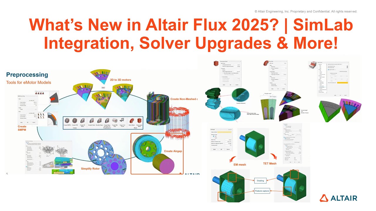 What’s New in Altair Flux 2025? | SimLab Integration, Solver Upgrades & More!