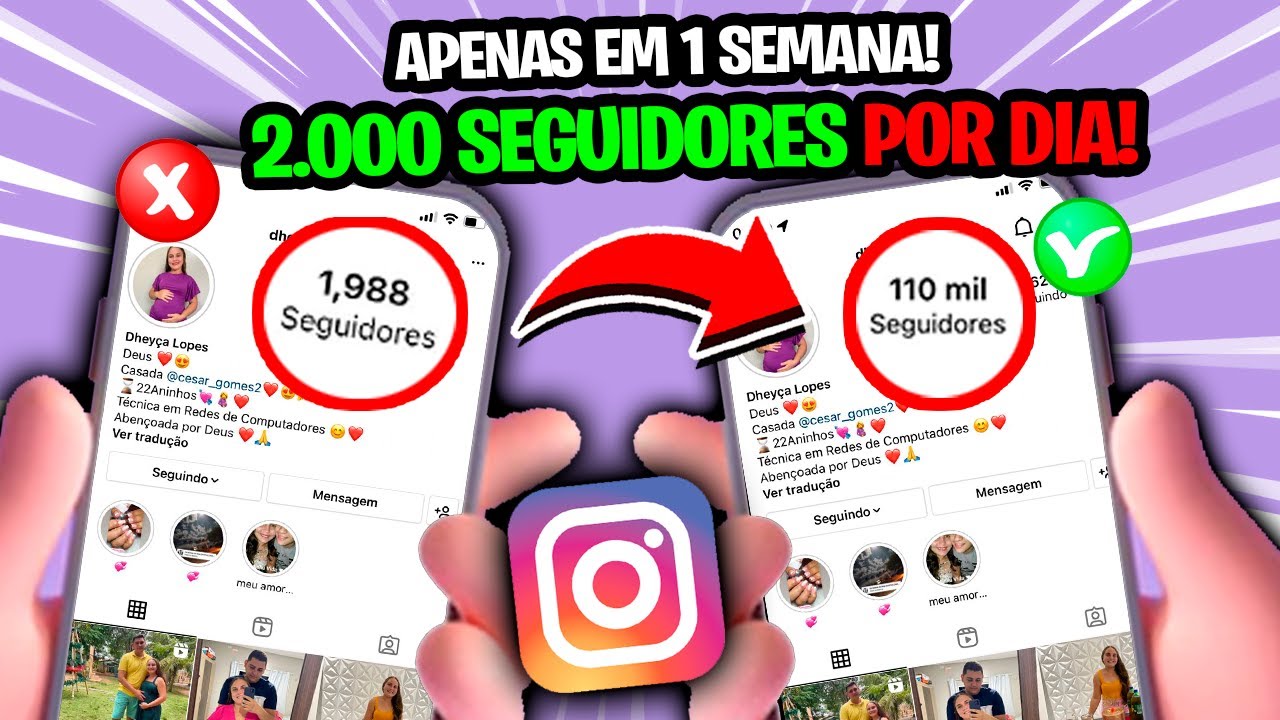 SEM APP! 2 Formas de Como Ganhar Seguidores REAIS no Instagram 😲 ( até 2.000 seguidores por dia!)