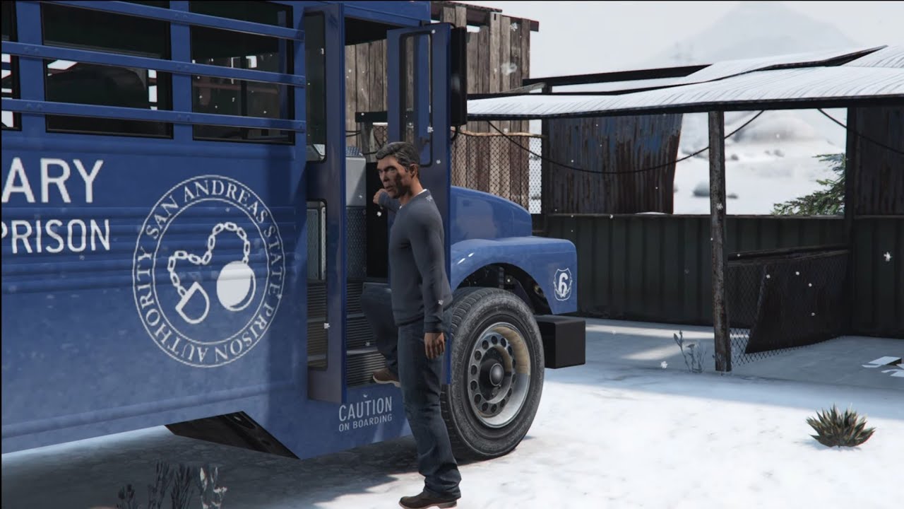 Prison Break- Bus| Criminal Mastermind (5/26) تحدي الرأس المدبر| GTA V PS5 