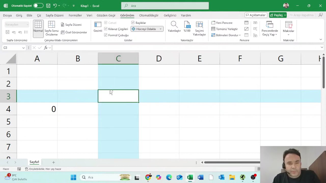Excel&rsquo;de H&uuml;cre Odaklama &Ouml;zelliği Nasıl Kullanılır?