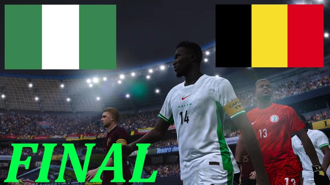 Nigeria vs Belgium - 2026 FIFA World Cup Final - Full match simulation PES