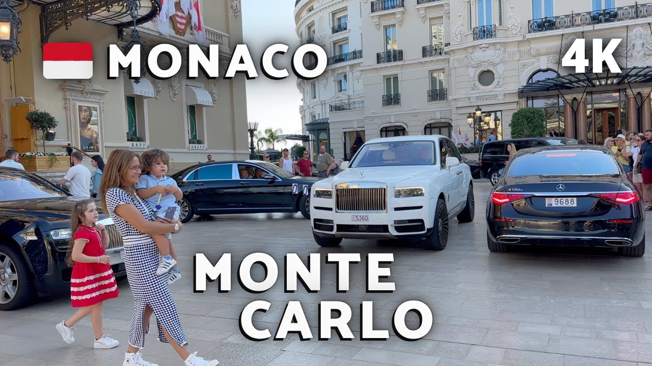 [4K] LUXURY CARS in MONTE CARLO | MONACO: LAND OF MILLIONAIRES