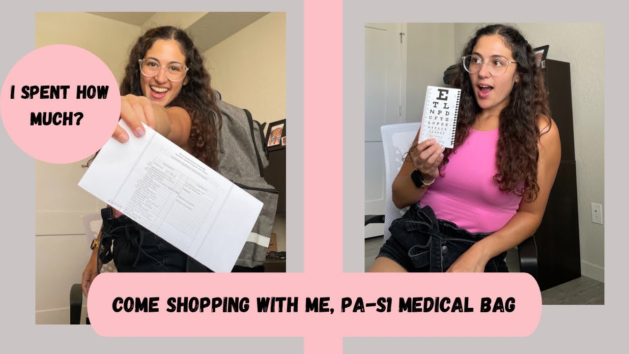What’s in my bag | Shopping for Physical Diagnosis vlog | PA-S1