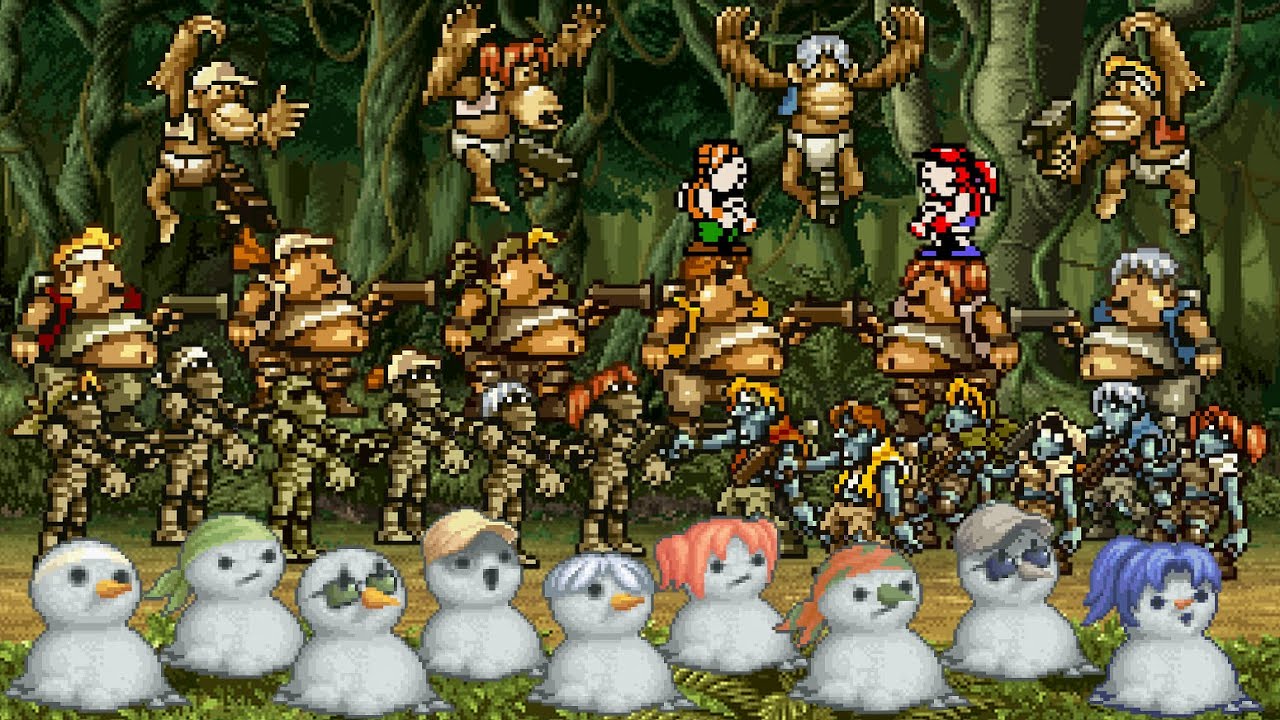All Transformations in Metal Slug History