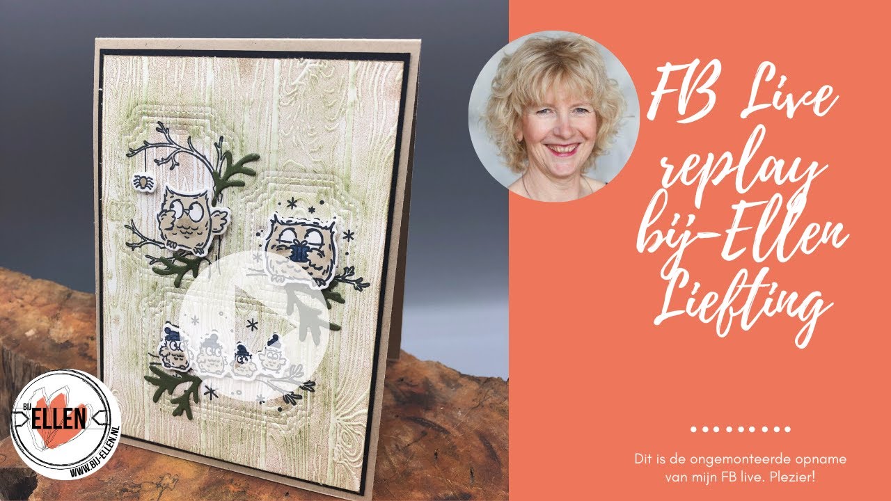 Kleurtechnieken met embossing mallen en nog veel meer tijdens deze Facebook Live replay