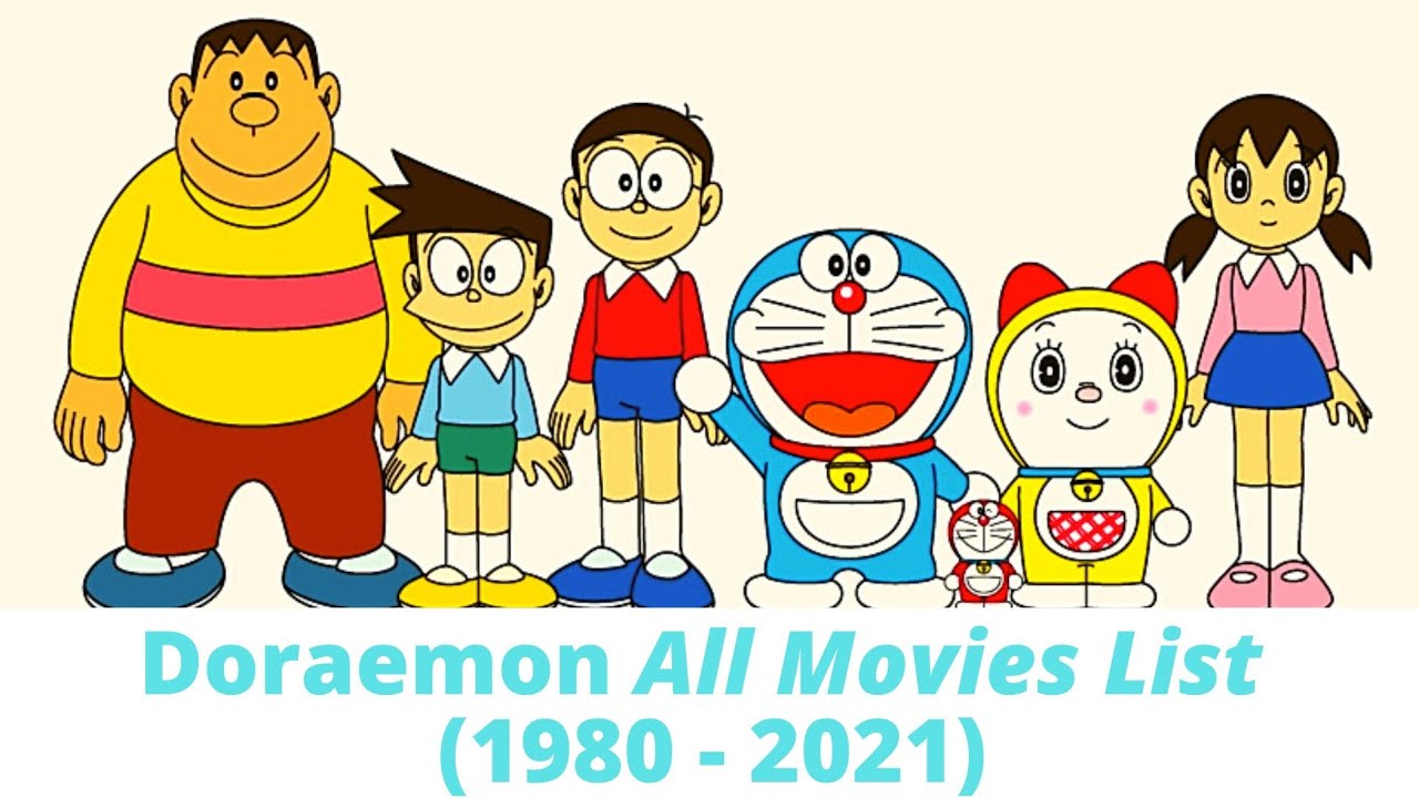 Doraemon All Movies List 1980 - 2021 | Doraemon and Nobita Movies | Mr. Dark Mind