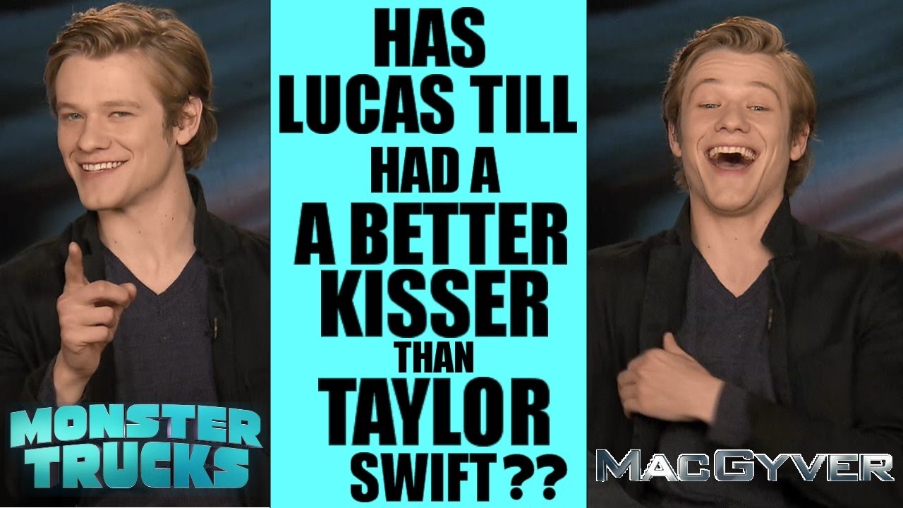 LUCAS TILL recalls TAYLOR SWIFT YOU BELONG WITH ME role in MONSTER TRUCKS and MACGYVER INTERVIEW