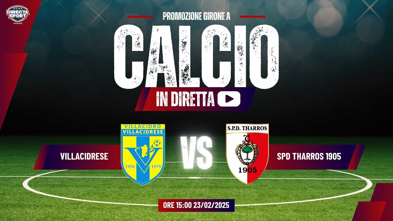 Calcio Promozione Gir. A - Villacidrese-SPD Tharros 1905 (2-1)