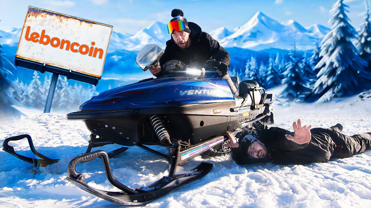 J’ACHÈTE LA MOTONEIGE LA MOINS CHÈRE SUR LEBONCOIN ⚠️ Ça tourne mal