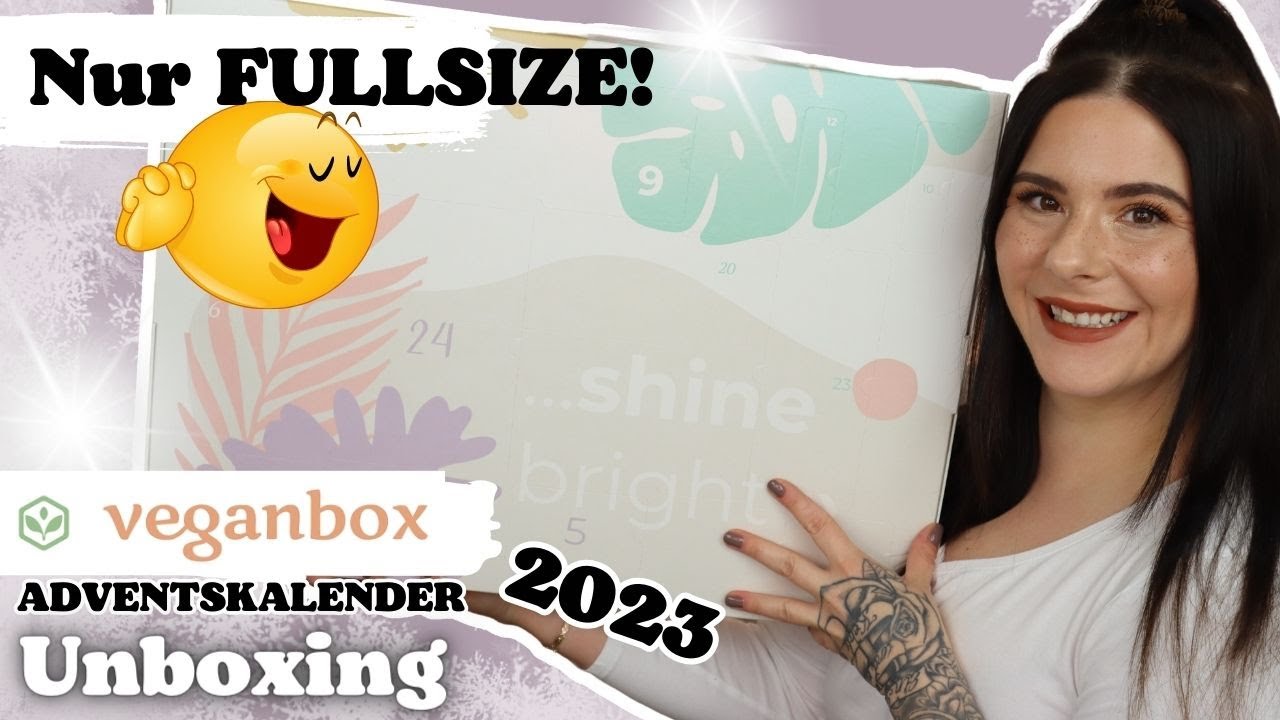 Alles FULLSIZE! 😌 Vegan Box Beauty Adventskalender 2023 UNBOXING