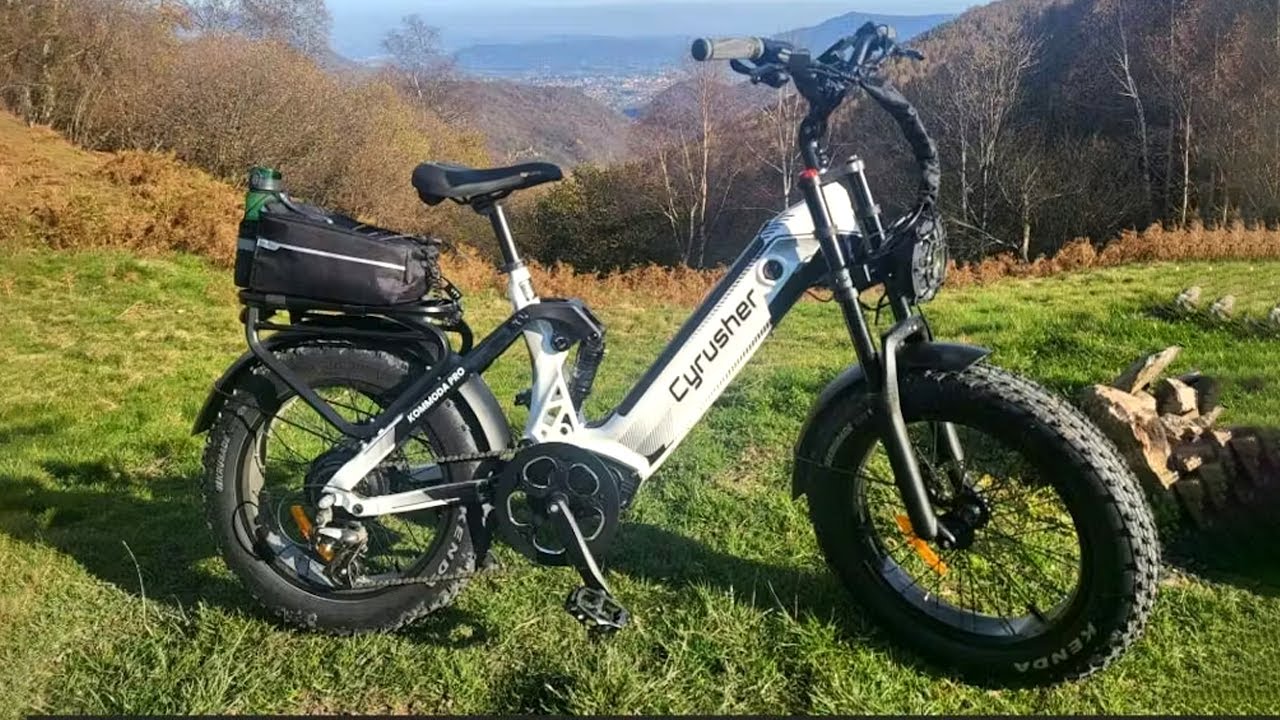 Cyrusher Kommoda Pro Electric Bike 250W Motor E-Bike 52V 20Ah Battery 20 Inch Fat Tire Electric Bike