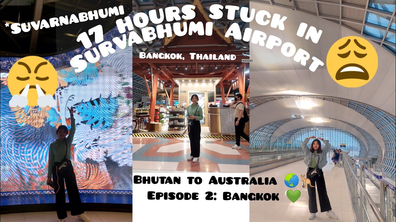 Transit flight in Bangkok😴Suvarnabhumi Airport, BKK.#Suvarnabhumi#thailand #vlog