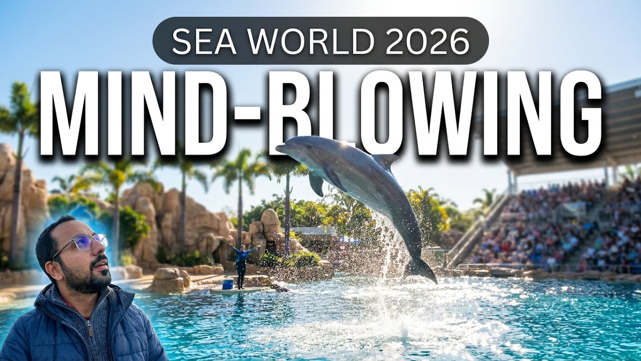 Sea World Gold Coast Dolphin Presentation 2026 | Full Show in 4K