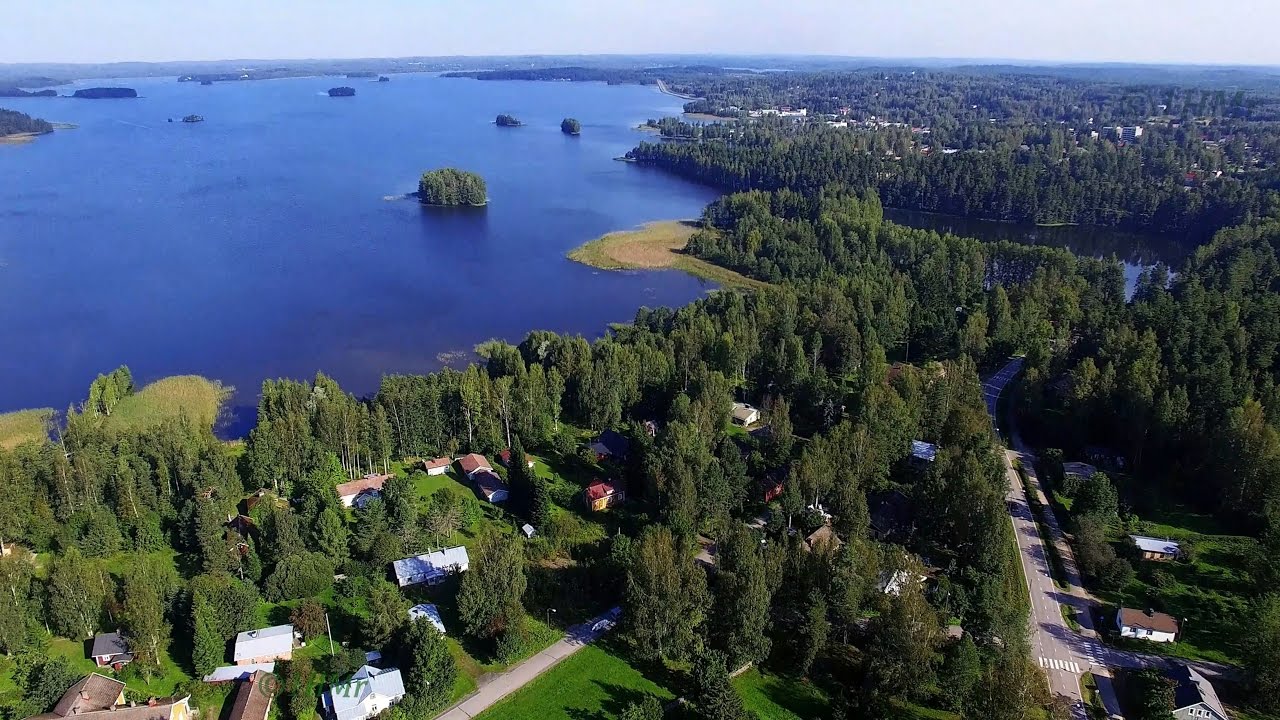 Parikkala Bird&acute;s Eye View 4K  Finland  - seen from air