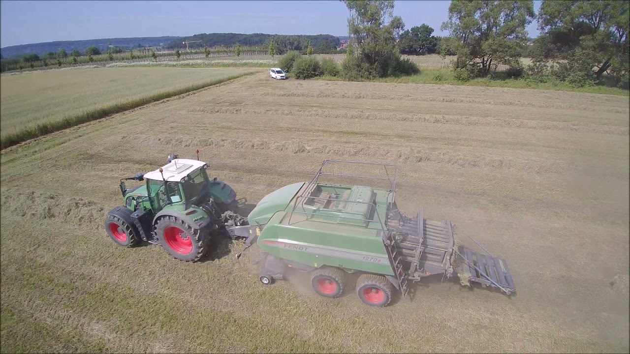 Heuernte 2021, Fendt und Class