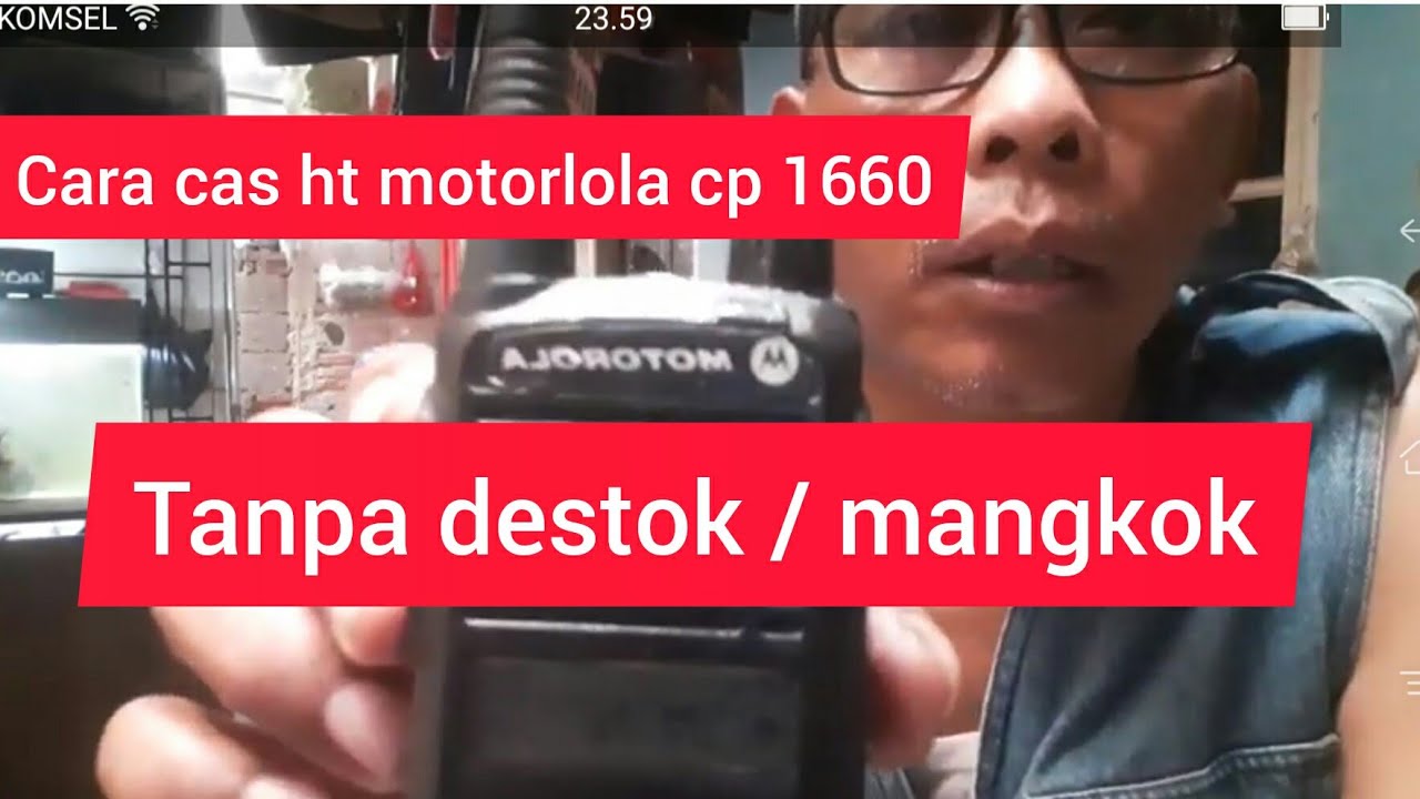 cara pengecasan radio ht tanpa  destok