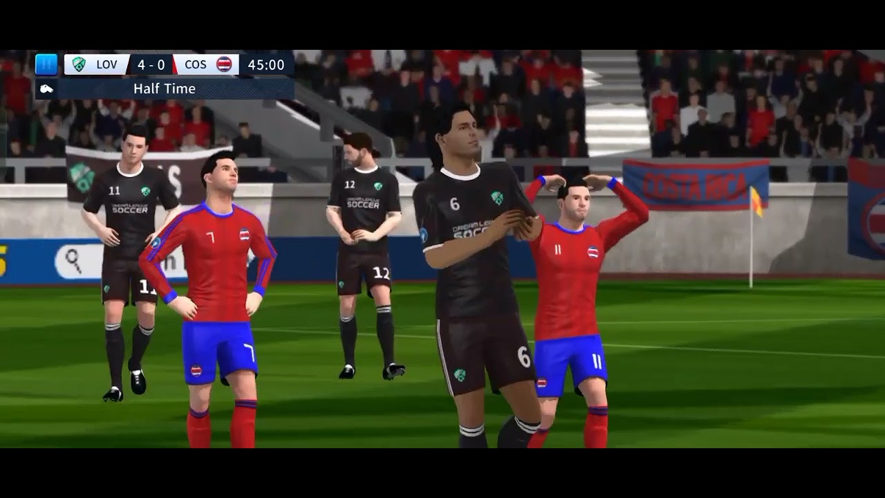 International Cup Round 1 🔥 Lovepreet Sidhu Gaming vs Costa Rica | DLS Epic Match ⚽😂 