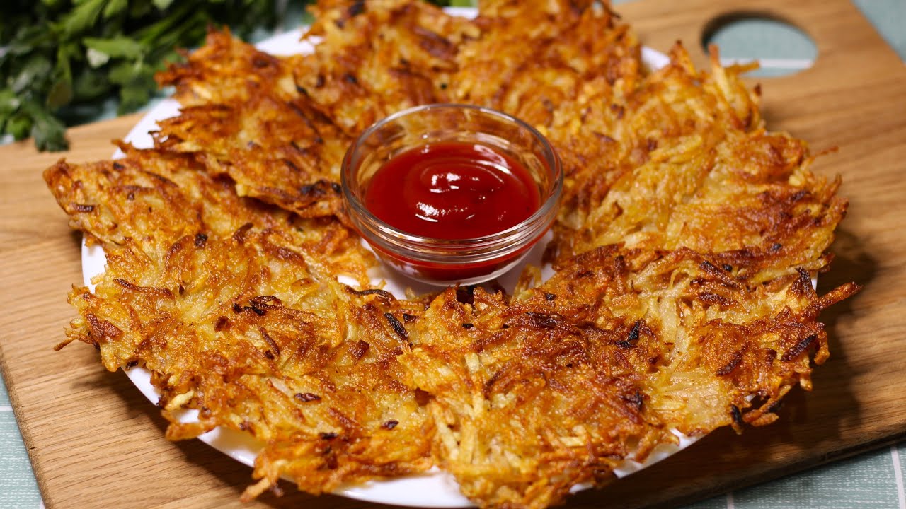 DIE KNUSPRIGSTEN KARTOFFELPUFFER! Das GEHEIMNIS des Kochens Reibekuchen liegt in diesem Rezept!