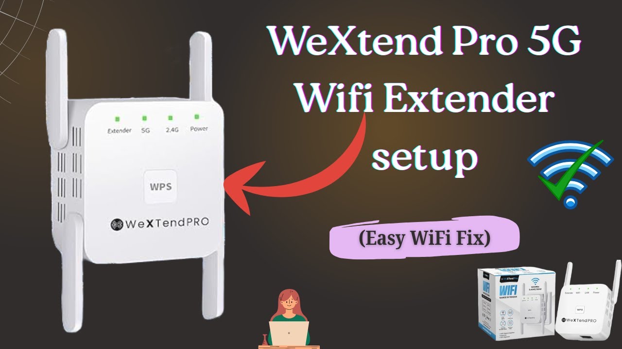 How to setup WeXtend Pro 5G WiFi Extender | WPS Push Button Method (Easy Guide)