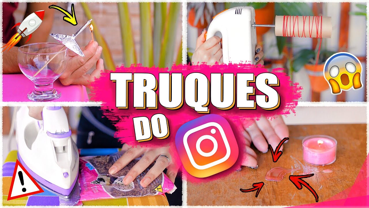 TESTANDO TRUQUES BIZARROS DO INSTAGRAM 4! | Blog das irm&atilde;s