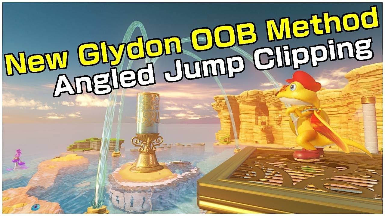 OUT OF BOUNDS WITH GLYDON (New Glitch) - SLANTED JUMP CLIPPING | Super Mario Odyssey