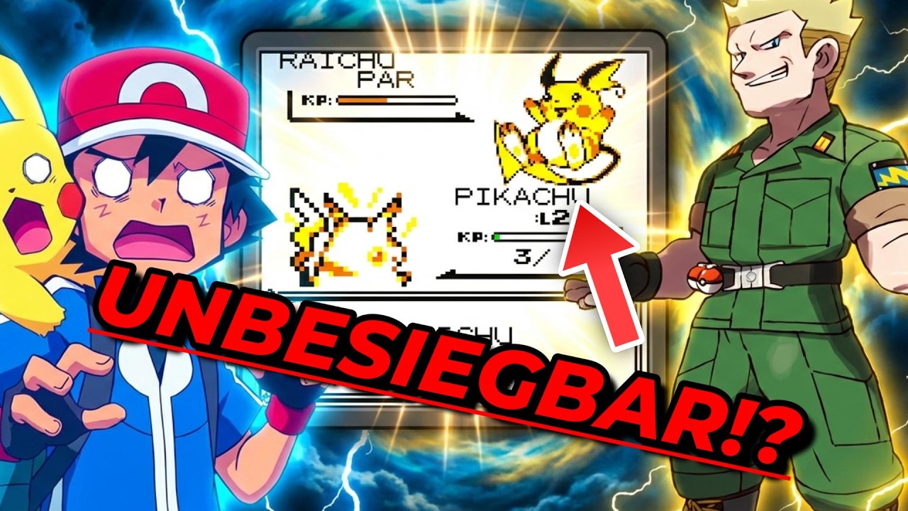 Gelbe Edition wie ASH spielen!? | Ash vs. Gameboy 3