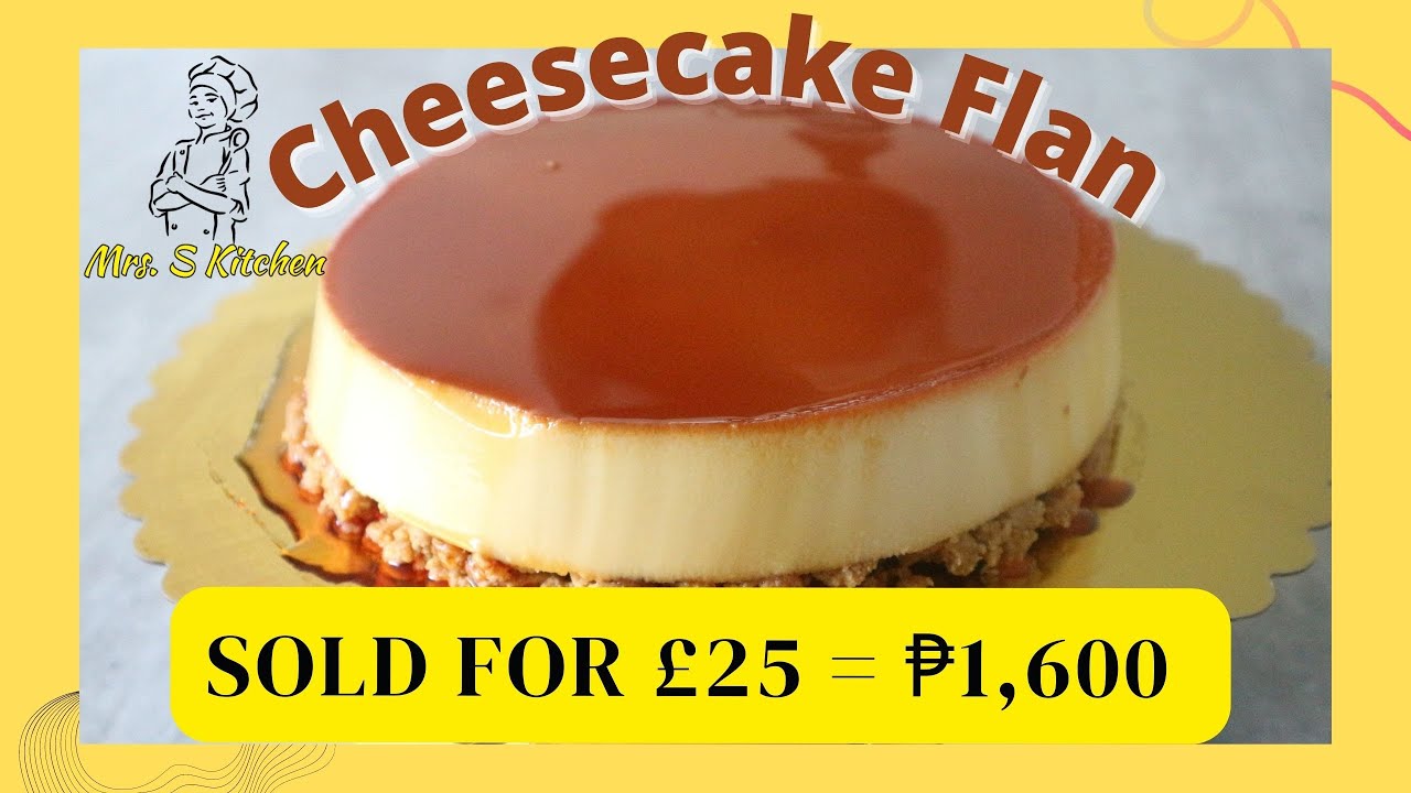 CHEESECAKE FLAN RECIPE (EASY)