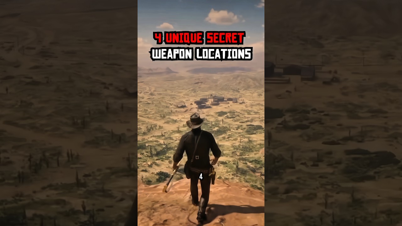 4 Unique Secret Weapons Locations #rdr2