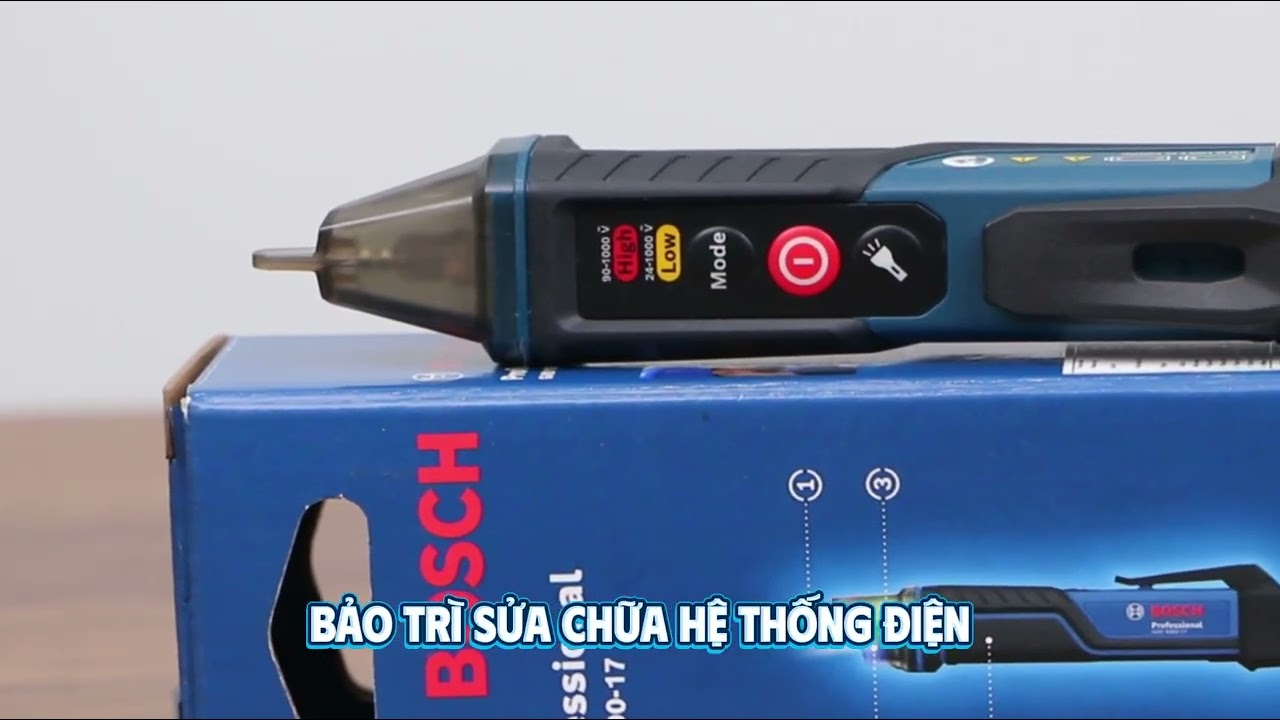Review chi tiết Bosch GVD 1000-17 – Bút thử điện không tiếp xúc | Chính hãng Bosch