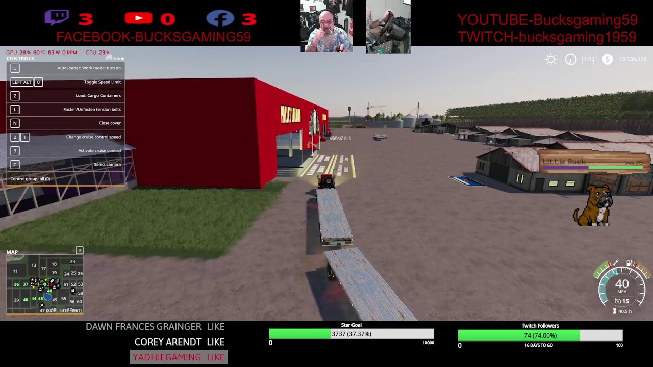 Farm Simulator PV County 16X Multi Player The Maybe  ATS Convoy 18+ Stream