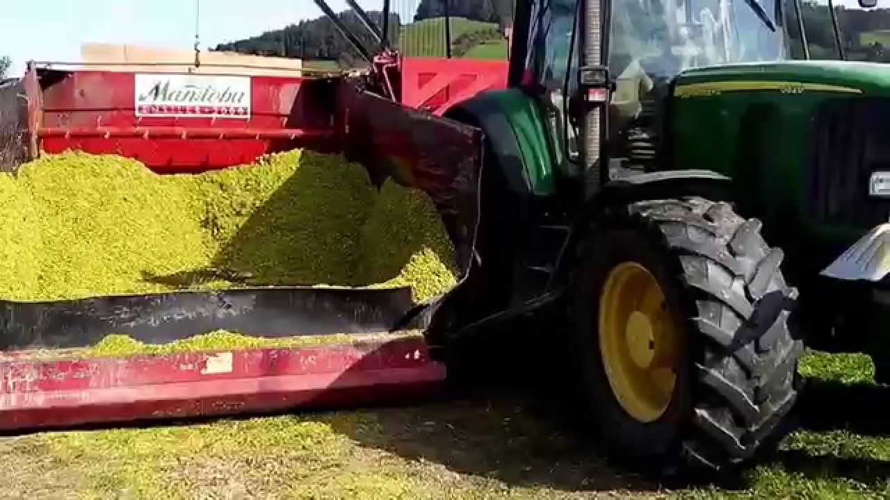 Mais Silage|Manitoba Ensiler 3000-John Deere 6820|OÖ