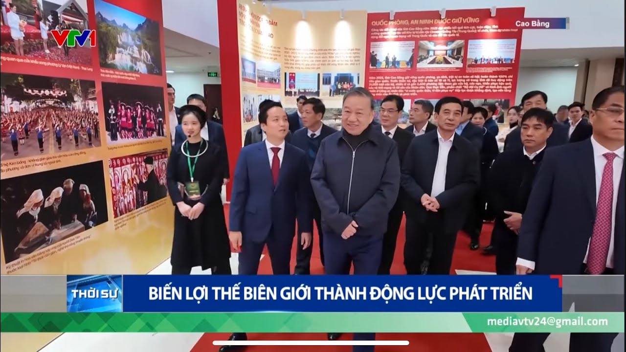 Bản tin trưa 28/1: Tổng Bí thư Tô Lâm làm việc với Ban Chấp hành Đảng bộ tỉnh Cao Bằng VTV