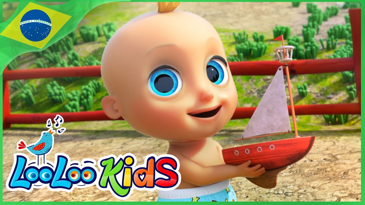 Reme, reme, reme o barco  - Música Infantil | LooLoo Kids Português