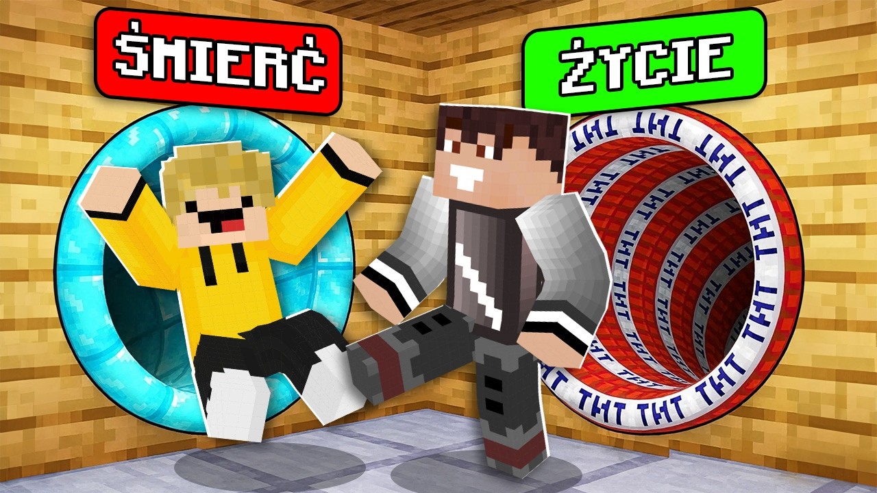 NIE WYBIERZ ZŁEJ ZJEŻDŻALNI w Minecraft!