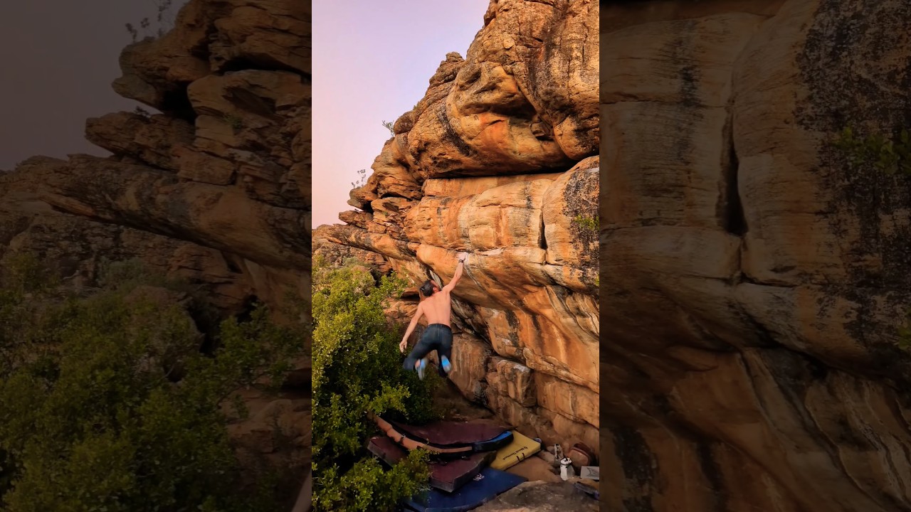 Heavy Rain 🌧️🌧️🌧️ - Kleinfontain - Rocklands ZA 🇿🇦 #bouldering