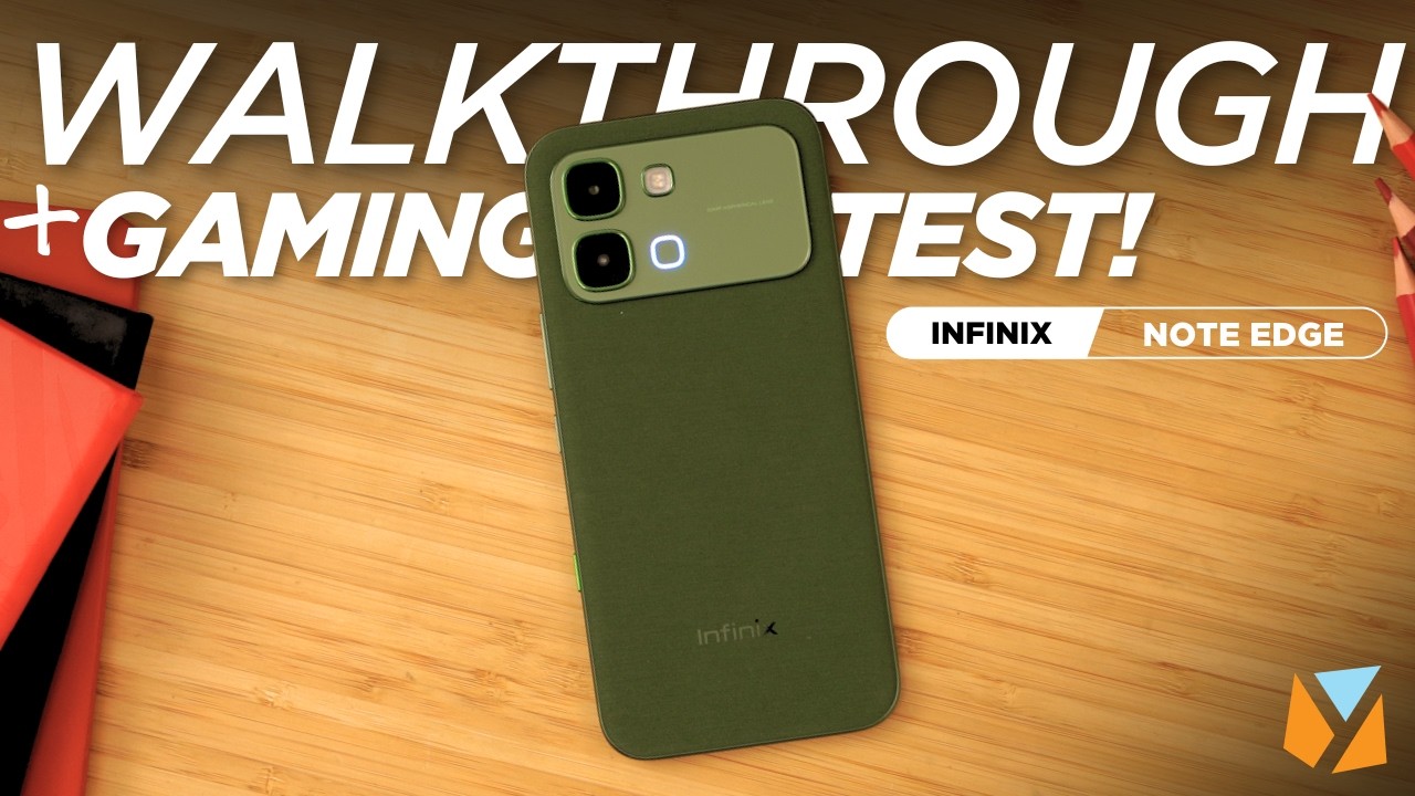 Infinix Note Edge Walkthrough + Gaming Test!