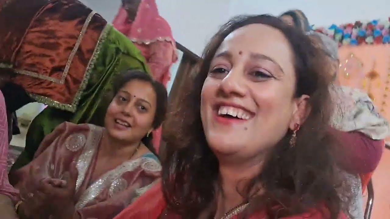 राधे कृष्ण 🥰के भजनों पर सब झूम उठे 🥰🙏 राधेराधे 🙏 #krishnabhajannew 