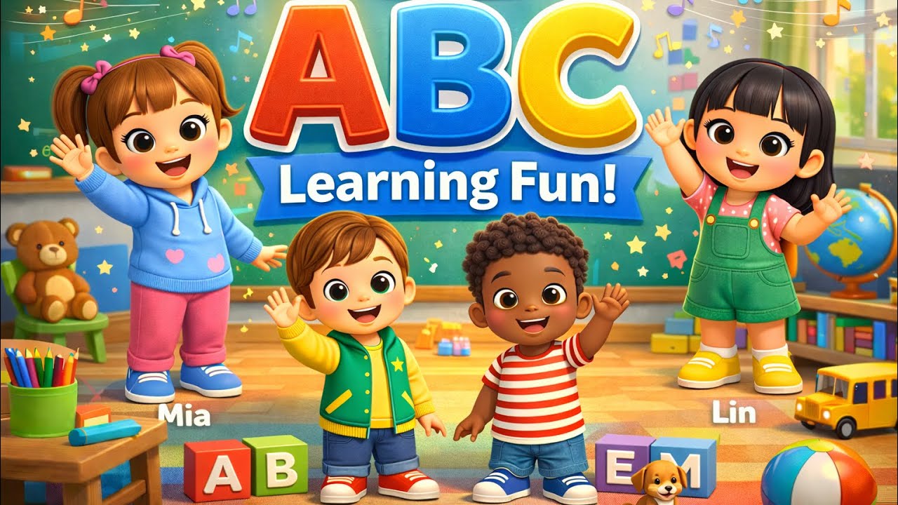 Let’s Learn Our ABCs! 🧸 Phonics, Vowels & Consonants Made Easy | Nursing Rhymes For Kids