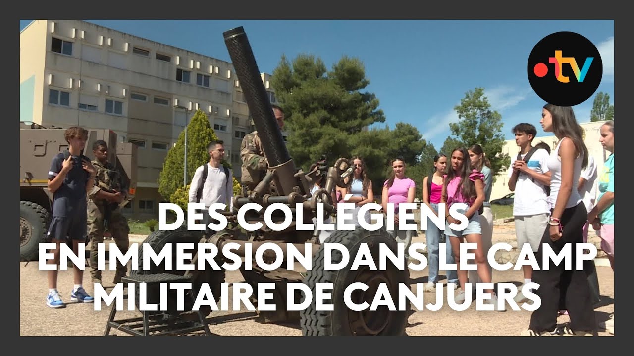 Le camp militaire de Canjuers ouvre ses portes &agrave; des coll&eacute;giens