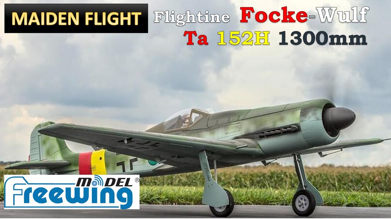 [Maiden Flight] FlightLine Focke-Wulf Ta 152H 1300mm (51