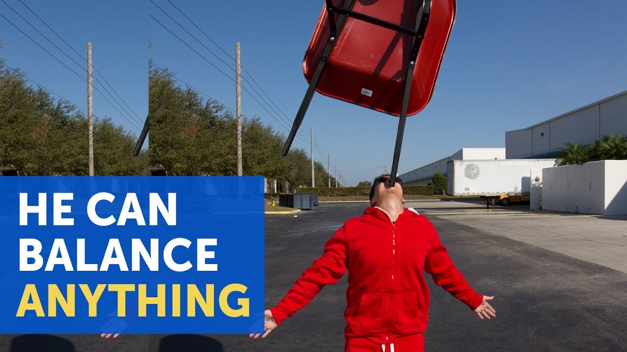 He Can Balance ANYTHING On His Face!