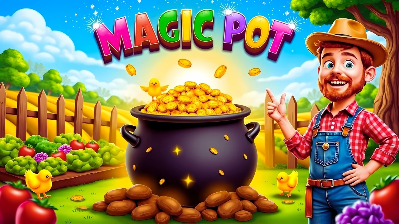 Magic Pot  | Bedtime Stories for Kids in English | Magical fairy tale videos for Children