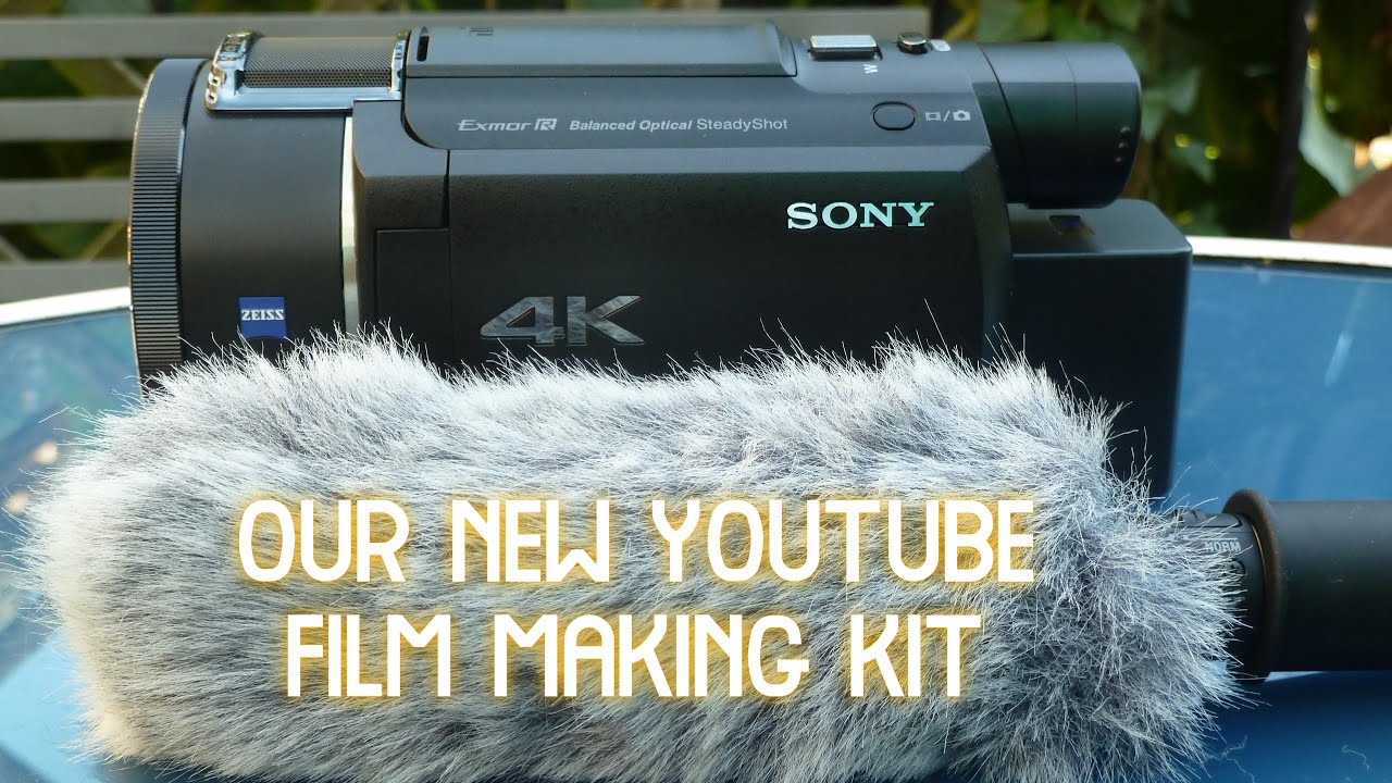 Sony FDR AX53 4K Camcorder ( fitted with the Sony ECM CG60 Digital Camera Microphone ) Shotgun Mic