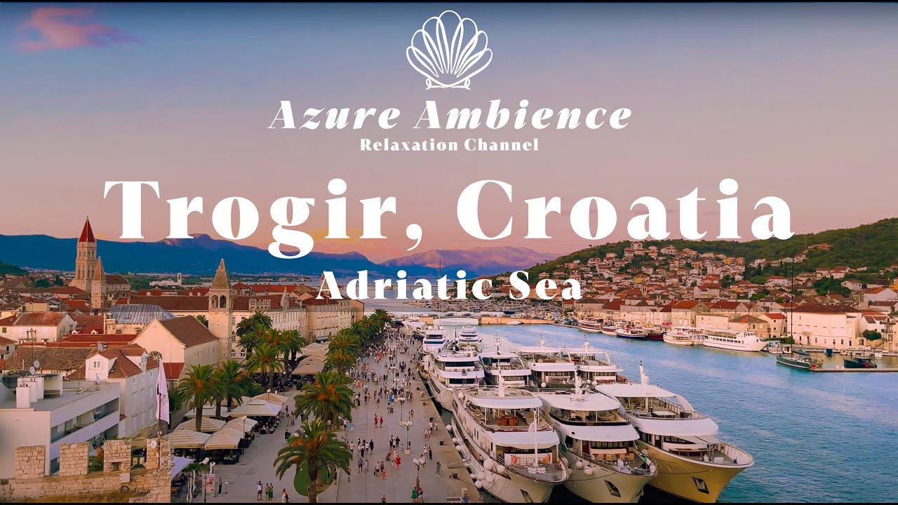 Unveiling Trogir, Croatia: A Walk Through History | Azure Ambience 4K Walking Tour