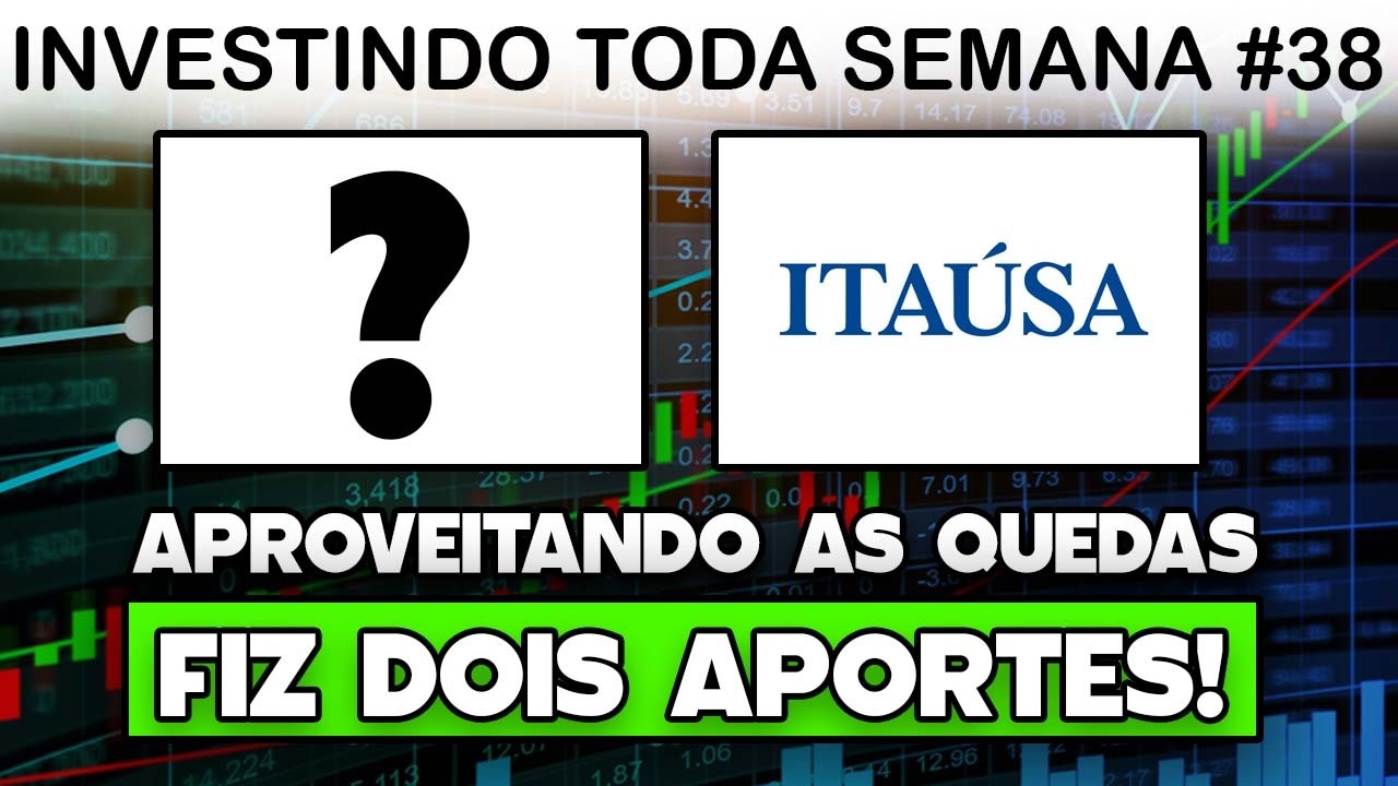 DOIS NOVOS APORTES NA CARTEIRA, APROVEITANDO ABERTURA DE MARGEM DE SEGURANÇA. AINDA COM CALMA!
