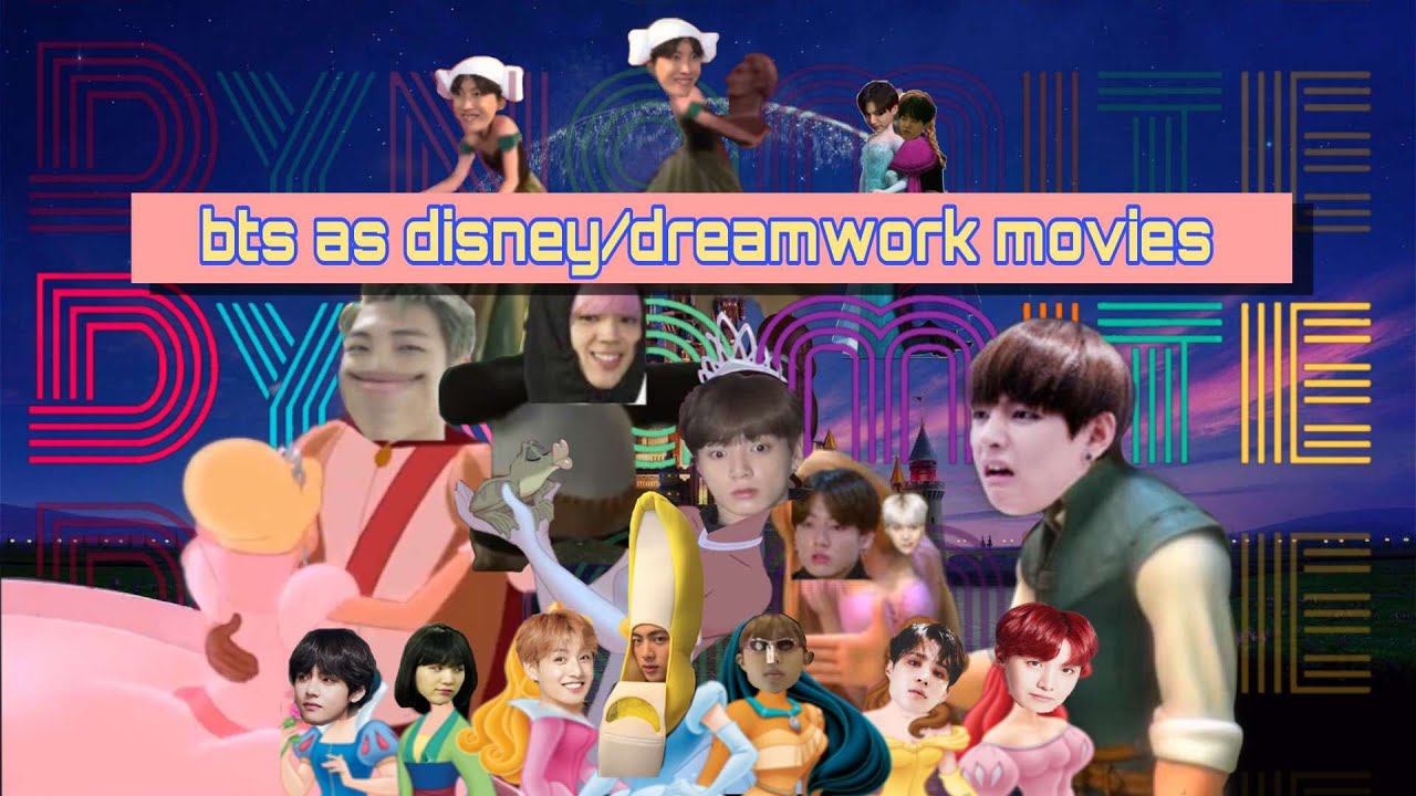 BTS AS DISNEY/DREAMWORKS MOVIE CHARACTERS PART1