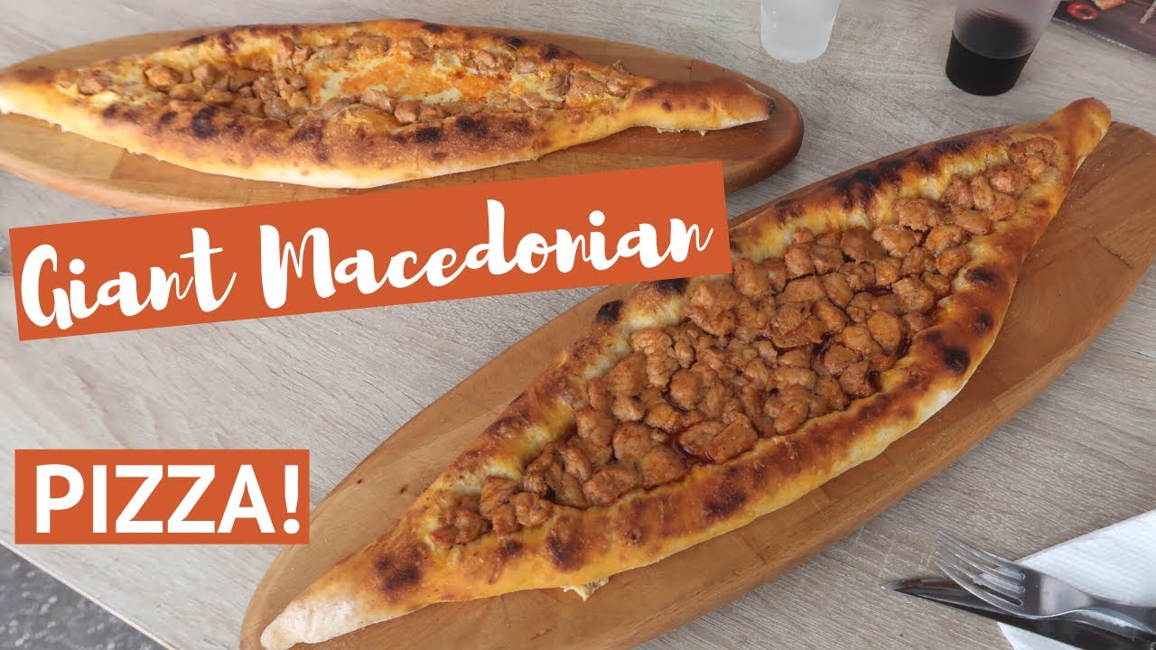 Tasting Pastrmajlija Giant Macedonian Pizza For the First Time in Skopje