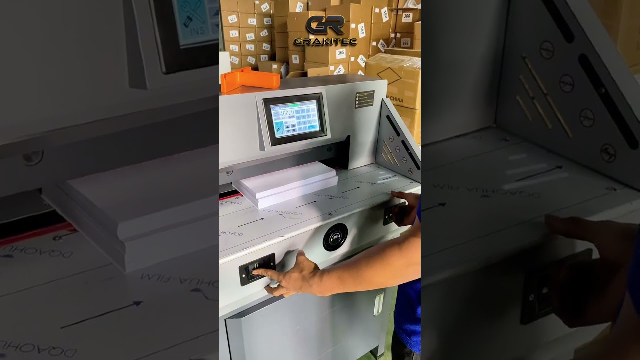Mesin Pemotong Kertas Tipe 4808 HD Bikin Gahar Banget Bisa Motong Ketebalan 8 Cm