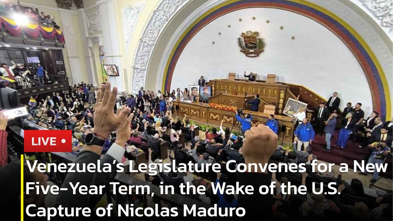 🔴 LIVE: Venezuela’s National Assembly Begins New Five‑Year Term After Maduro’s Capture | AC13